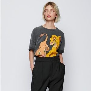 Zara oversized lion king shirt